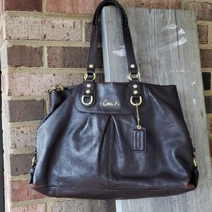 Genuine Coach brown leather bag